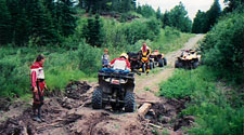 all terrain vehicle trails north of minnesota